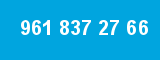 961 837 27 66 961 837 27 66